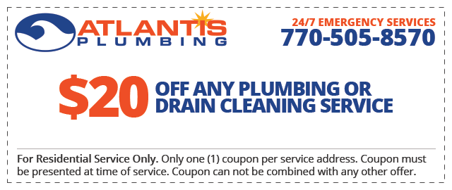 $20 OFF Any Plumbing or Drain Cleaning Service