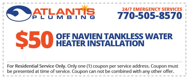 $50 OFF Navien Tankless Water Heater Installation