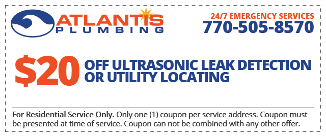 $20 OFF Ultrasonic Leak Detection or Utility Locating